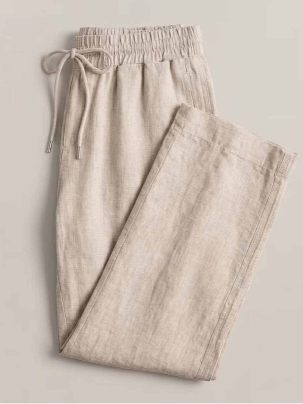 NWT Quince 100% European linen wide leg pants size medium